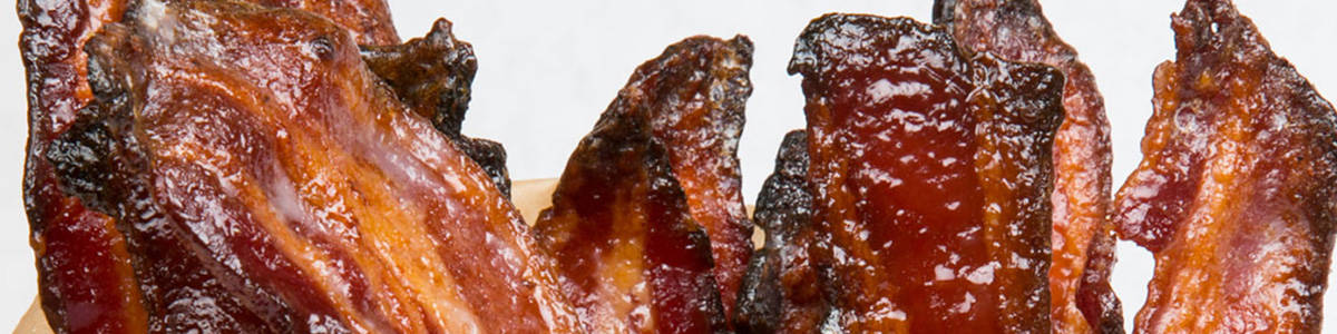 maple-candied bacon